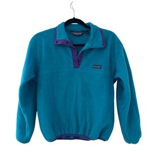 Kids Vintage Patagonia Snap-T Pullover Size 7/8